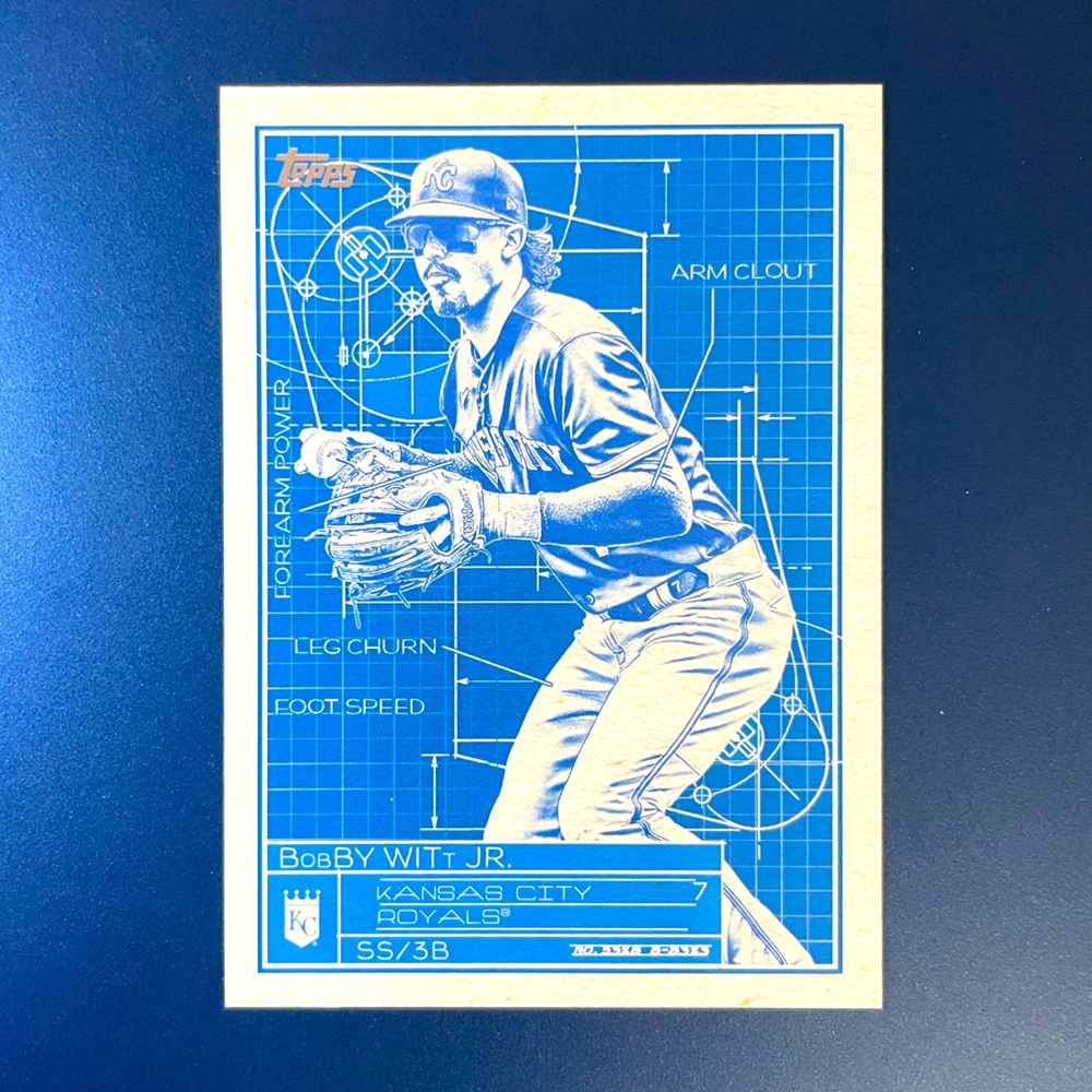 Bobby Witt Jr. Superstar Blueprint 2024 Topps Kansas City Royals